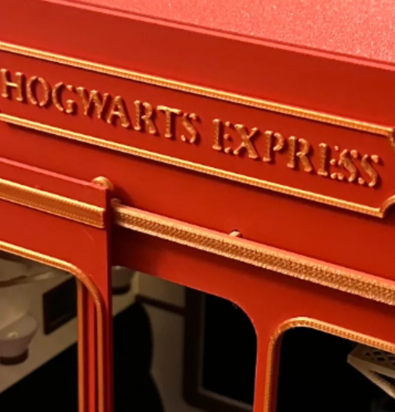 Hogwarts Express Book Nook (Extra Side Walls)