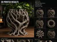 Mug-vase motif arbre — photo 2