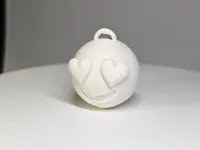 Porte-clés emoji yeux en cœur — photo 1