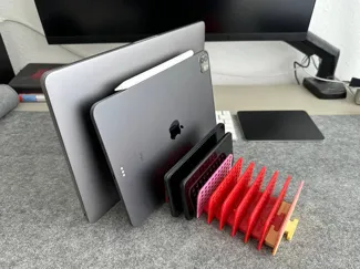 Stackable Device Stand: phones, laptops, tablets