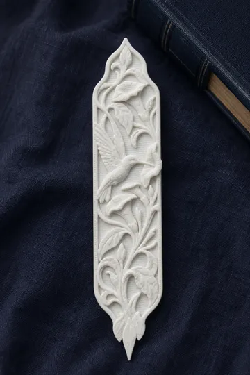 Accesorio de lectura: Hummingbird Bookmark Set – 5 Ornate Floral Designs — vista de referencia 3