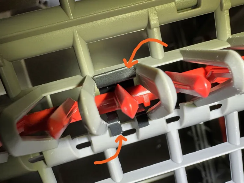 Bosch Dishwasher Cutlery Tine Support Clip