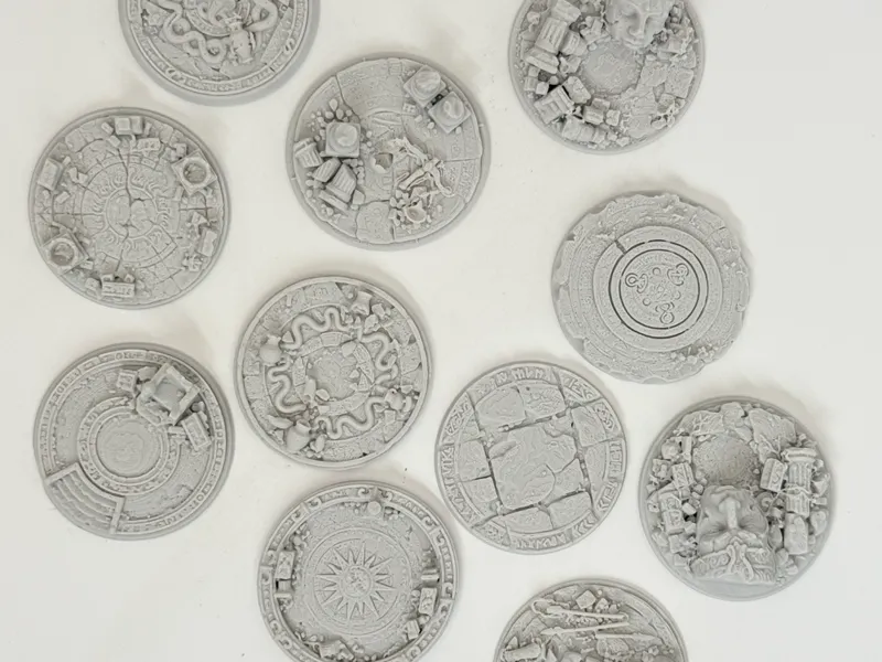 D&D 32mm Scalable Bases - Temple Collection