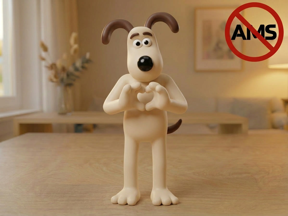 Gromit – Figurine (AMS + No AMS Versions) 