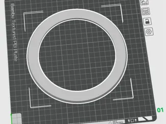 Trim ring for 6" recessed light (Can-less light)