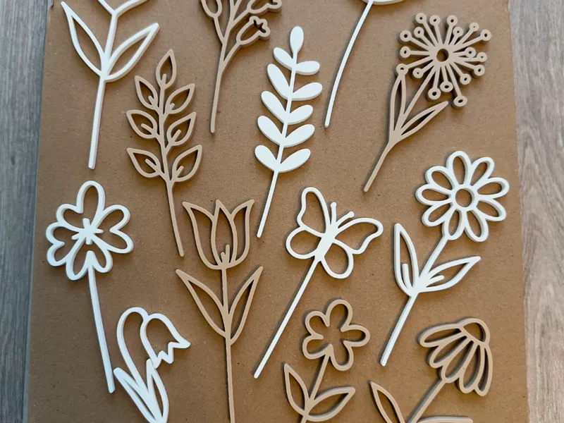 Blumen Set Stecker