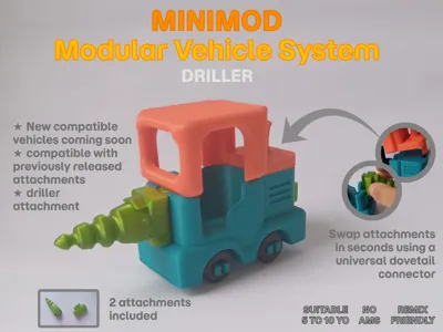Minimod (Modular Vehicle System): Driller