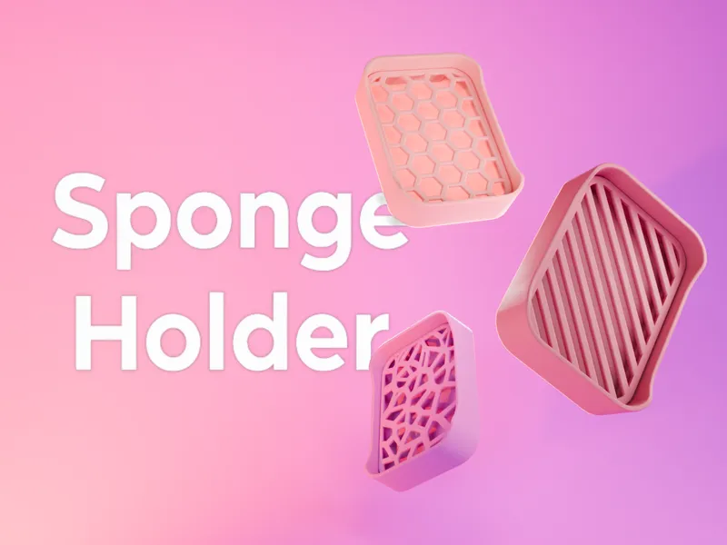 Sink sponge holder pack 1