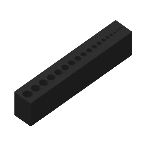 Metric Drill Bit Stand (Multi/Single Color) by Arjen MakerWorld