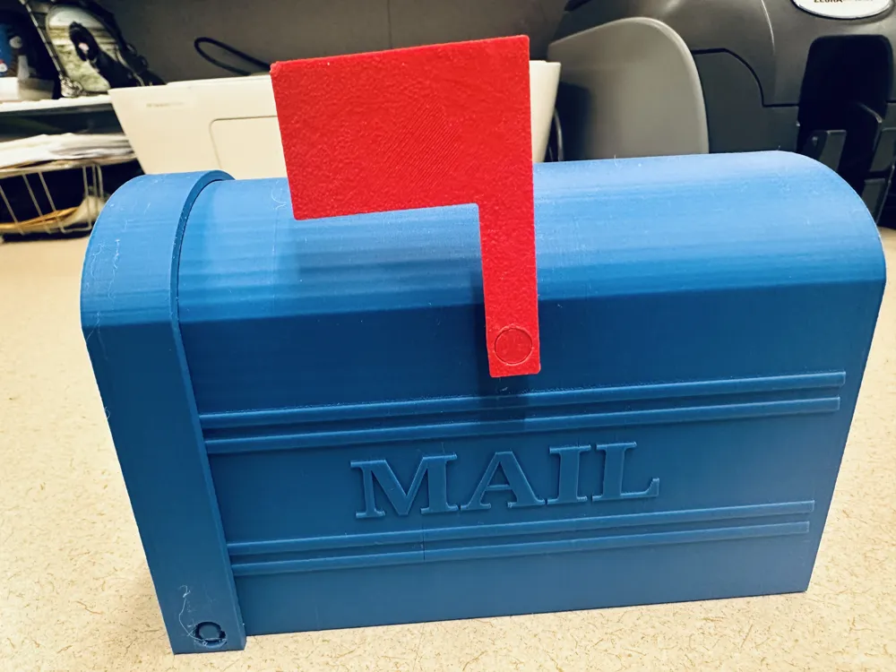 Mailbox With Moving Lid and Flag - Free 3D Print Model - MakerWorld