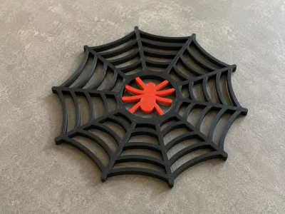 Spiderweb coaster