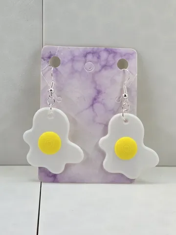 Food earrings part 1 - Layered no AMS view 3