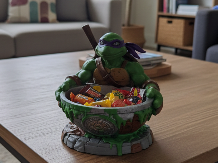 Donatello (TMNT) – Turtle Candy & Storage Bowl