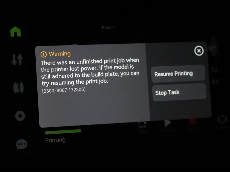 G-Code Disable Power Loss Recovery