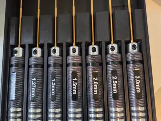 HEXAGONAL SCREWDRIVER SET 7 SLOTS