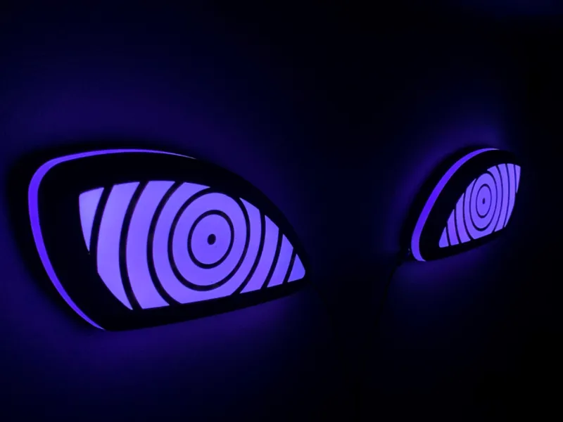 Naruto LED Sign - Double Rinnegan LED Lightbox