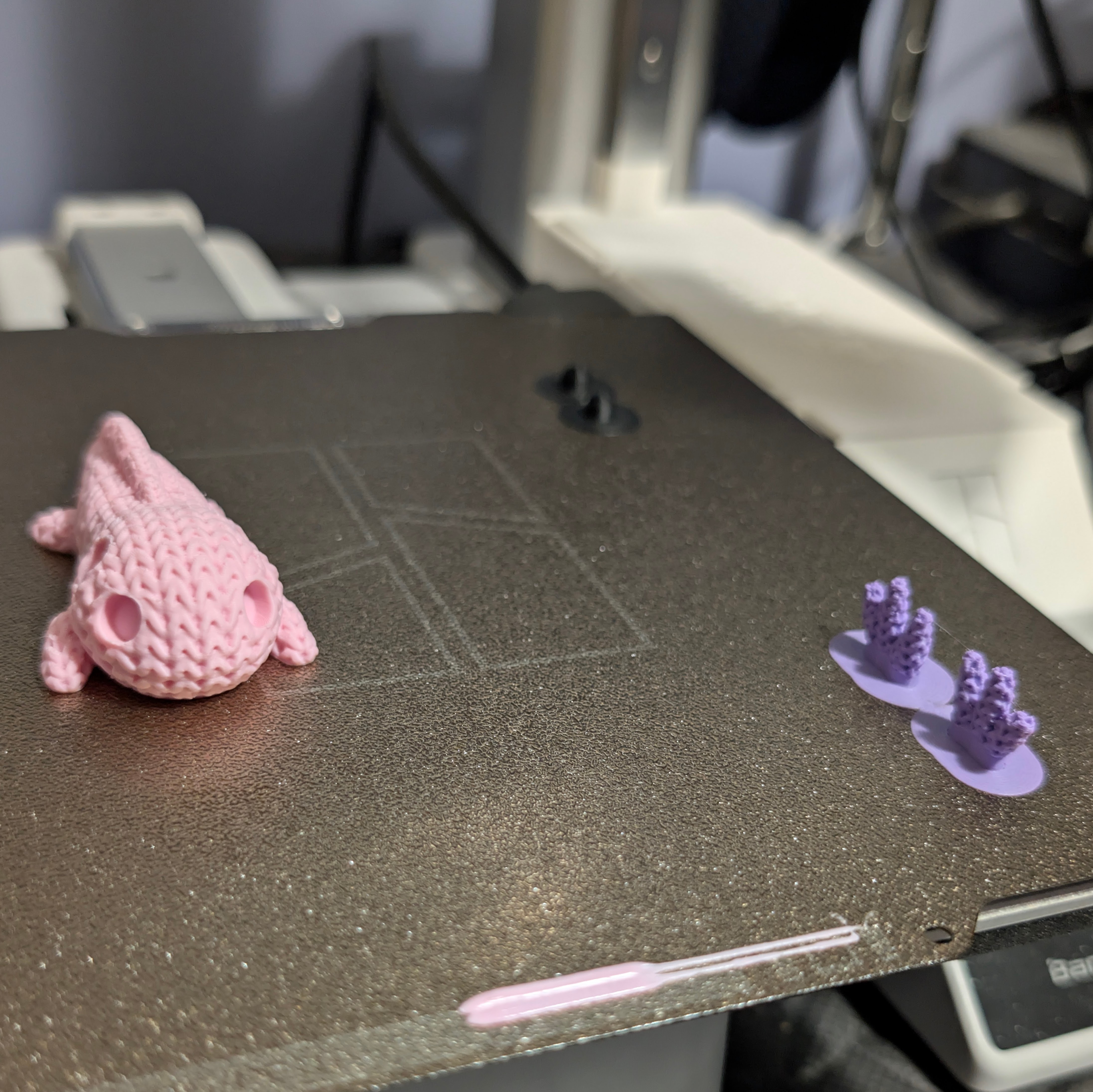 Miniatura 4 do modelo 3D Knitted Articulated Axolotl