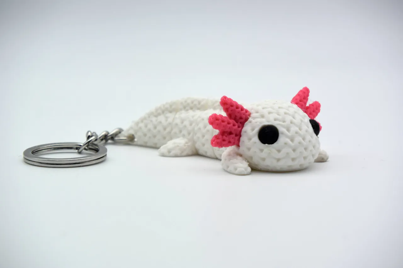 Knitted Articulated Axolotl view 4