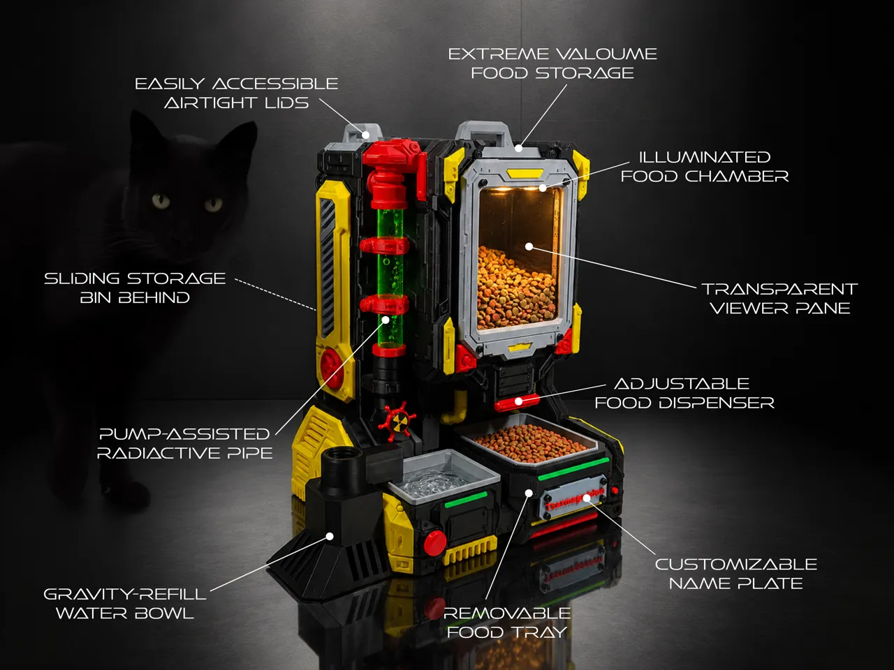 Auto Pet-Feeder Module : Thermonuclear Reactor view 3