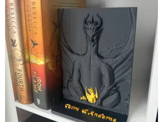 Fourth Wing Dragon Bookend