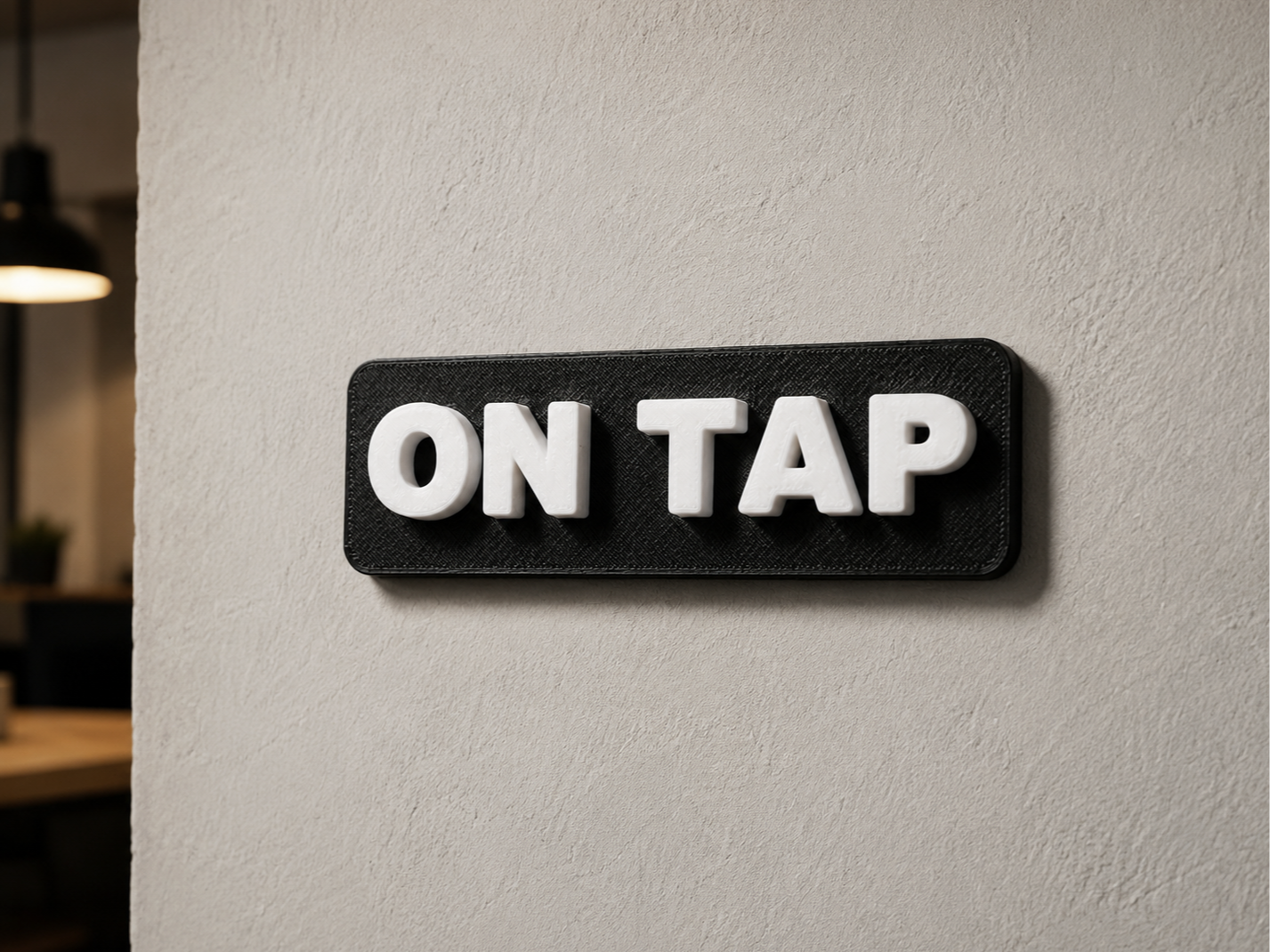 ON TAP Wall Mini Sign 