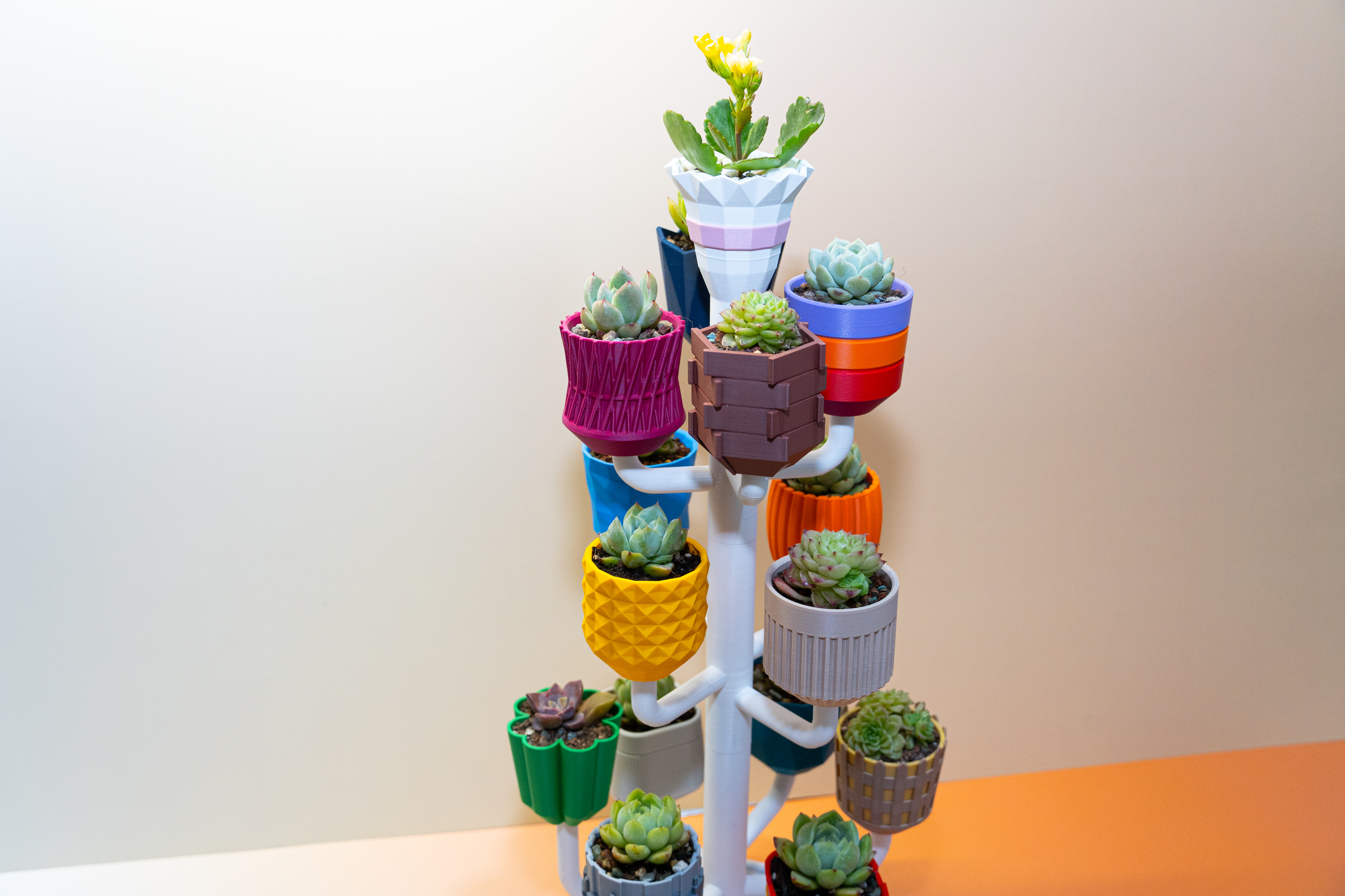 Miniatura 2 do modelo 3D 「许愿树」多肉花架