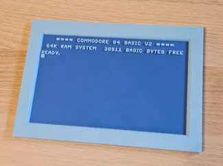 Commodore 64 screen on your desk