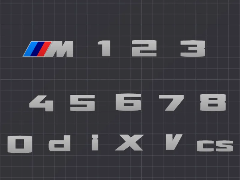 BMW M Emblems