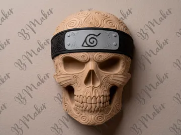 Accesorio para impresora 3D: Naruto Skull Wall Art - No AMS - Fan art — vista de referencia 2