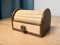 Tambour Box V2 - Brown (0.2mm layer, 2 walls, 15% infill)