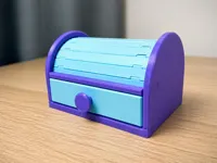 Tambour Box V2 - Purple (0.2mm layer, 2 walls, 15% infill)