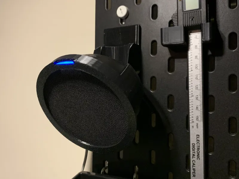 Echo Pop mount for Ikea Skadis