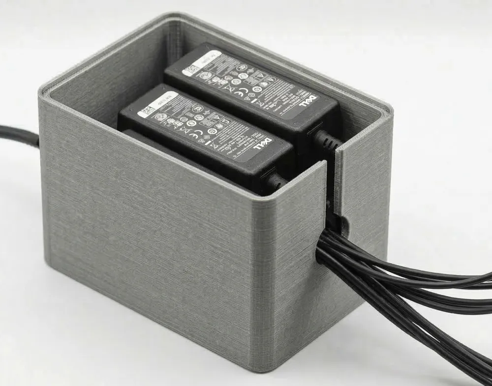 Grande Caixa Organizadora de Cabos & Organizador de Fontes de ...