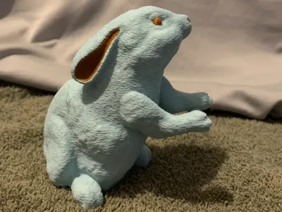 Bunny with storage using Slip cap