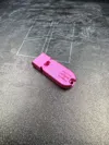 With a hanging hole (compatible with the official keychain)