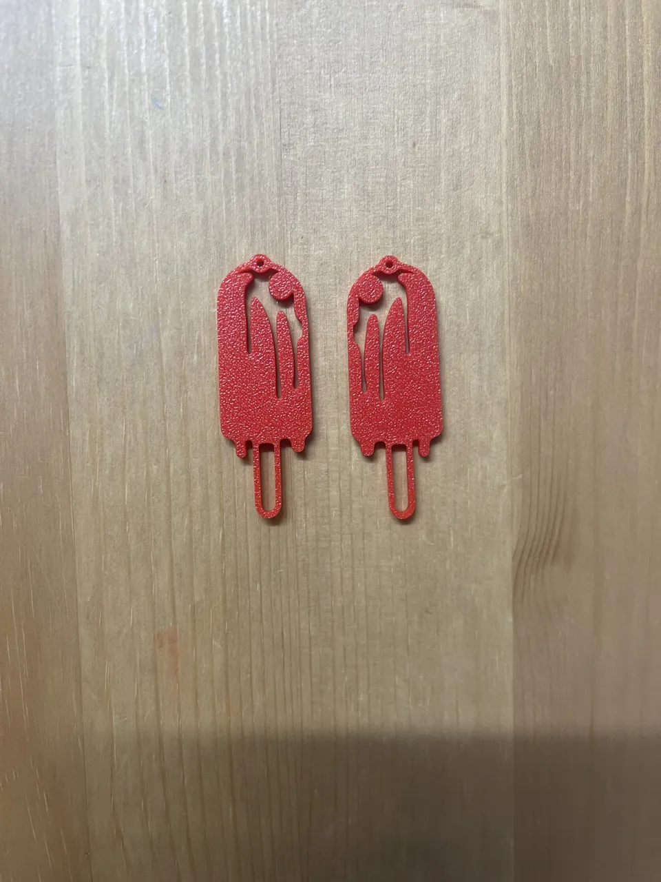 ice lolly earrings view 2