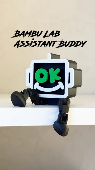 Bambu Lab Assistant Buddy - Articulated & No AMS - Free 3D Print Model ...