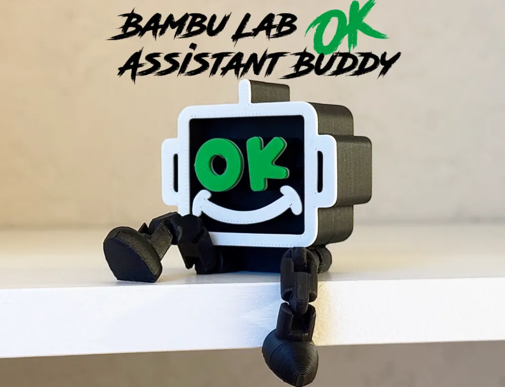 Bambu Lab Assistant Buddy - Articulated & No AMS - Free 3D Print Model ...