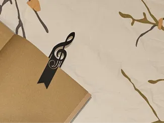 Bookmark Treble Clef - for every book about music