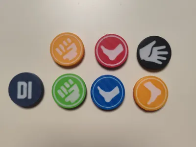 Round Keycaps (for Joystick, HB)