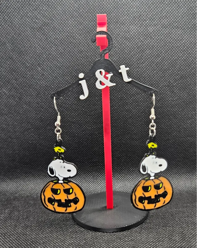 Snoopy and Woodstock earrings