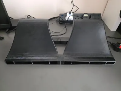 Laptop cooler stand 2x120mm PWM Fans.