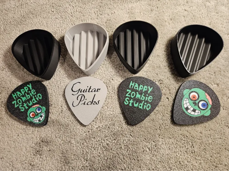 Pick Shaped Guitar Pick Case