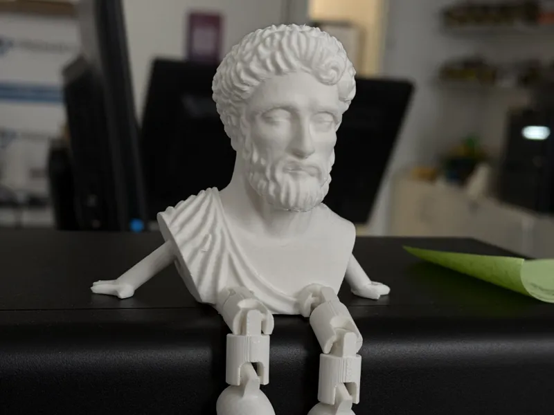 Articulated Aristotle Statue