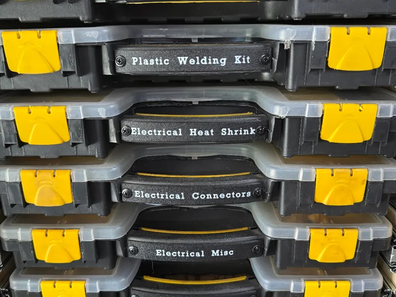 Harbor Freight Storehouse Parts Storage Case Label