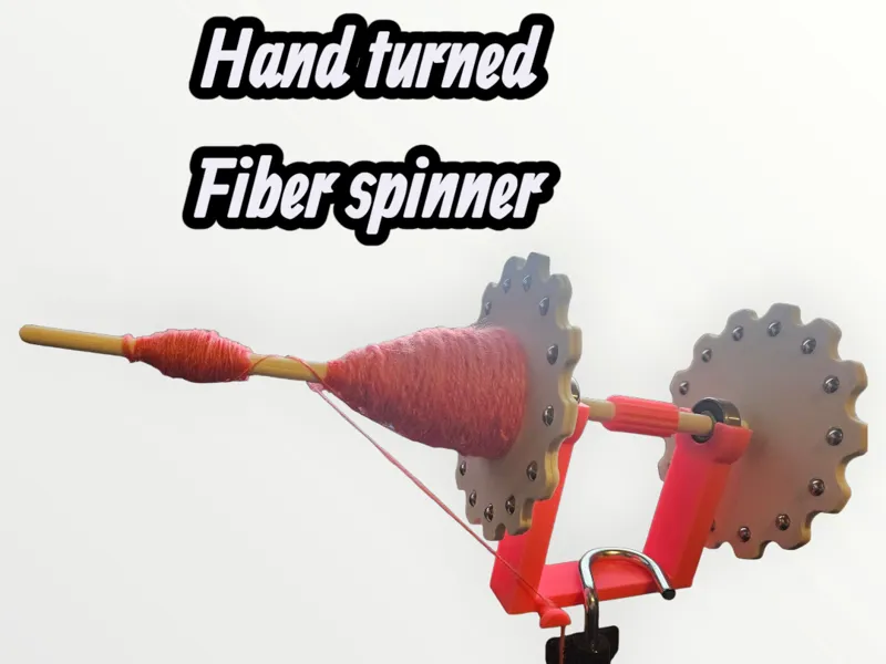 Hand Powered Fiber Spinner
