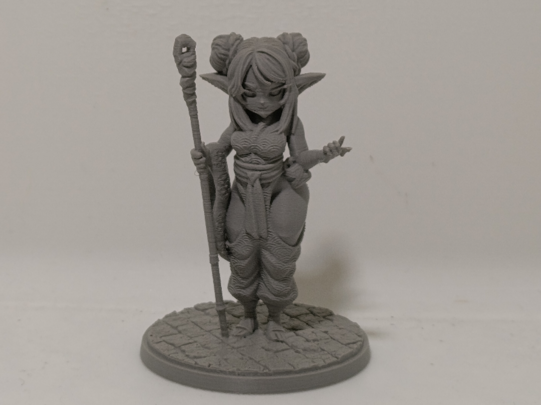 supportless mini of a goblin monk