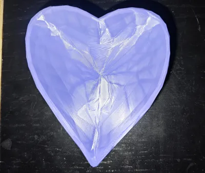 Heart shaped bowl