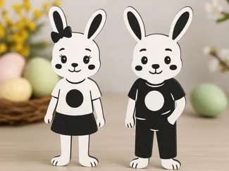 Customizable Bunny teenegers - Katie & Jasper