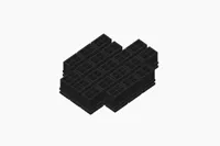 20 pieces 0.16mm layer, 2 walls, 15% infill